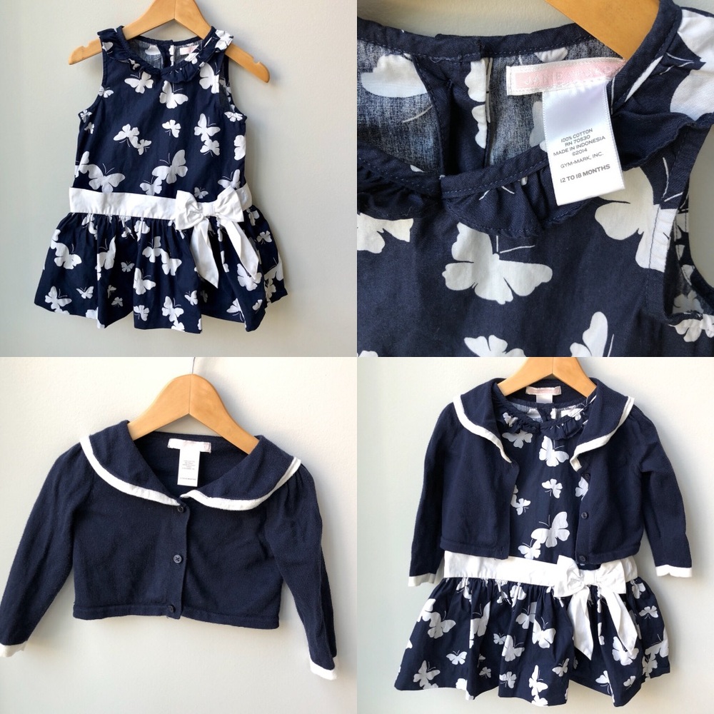 Janie & Jack Dress & Cardigan